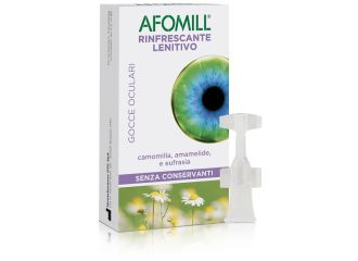 Afomill rinfrescante senza conservanti 10 fiale da 0,5 ml