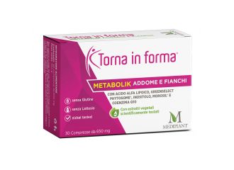 Torna in forma metabolik addome e fianchi 30 capsule