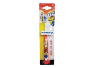 Odontovax spazzolino junior minions rosso