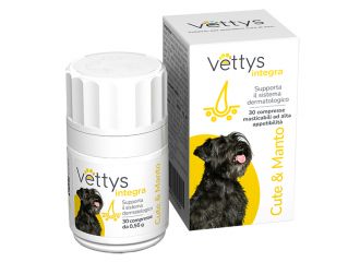 Vettys integra cute&manto cane 30 compresse masticabili